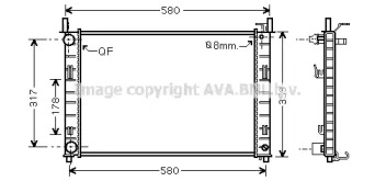 Теплообменник (AVA QUALITY COOLING: FD2326)