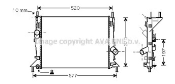 Теплообменник (AVA QUALITY COOLING: FD2368)