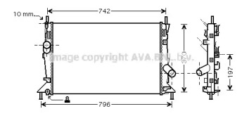 Теплообменник (AVA QUALITY COOLING: FD2370)