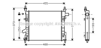 Теплообменник (AVA QUALITY COOLING: FD2372)