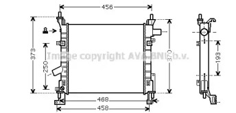 Теплообменник (AVA QUALITY COOLING: FD2373)