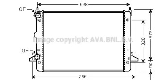 Теплообменник (AVA QUALITY COOLING: FD2396)