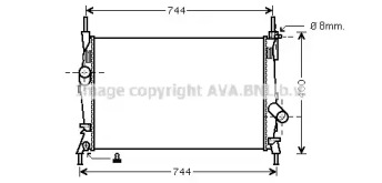 Теплообменник (AVA QUALITY COOLING: FD2403)