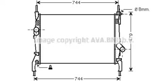 Теплообменник (AVA QUALITY COOLING: FD2404)