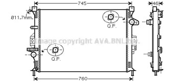 Теплообменник (AVA QUALITY COOLING: FD2421)