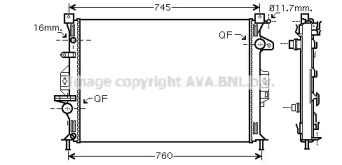 Теплообменник (AVA QUALITY COOLING: FD2425)