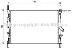 Теплообменник (AVA QUALITY COOLING: FD2589)