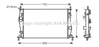 Теплообменник (AVA QUALITY COOLING: FD2596)