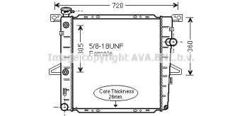 Теплообменник (AVA QUALITY COOLING: FD2600)