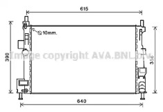 Теплообменник (AVA QUALITY COOLING: FD2601)