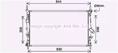 Теплообменник (AVA QUALITY COOLING: FD2628)