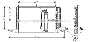 Конденсатор (AVA QUALITY COOLING: FD5126)