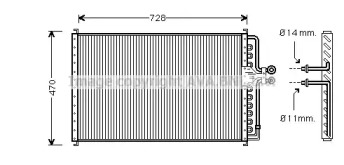 Конденсатор (AVA QUALITY COOLING: FD5230)