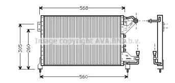 Конденсатор (AVA QUALITY COOLING: FD5231)