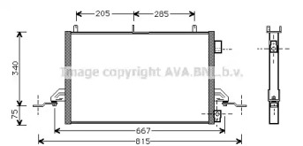 Конденсатор (AVA QUALITY COOLING: FD5242)