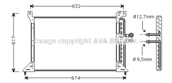 Конденсатор (AVA QUALITY COOLING: FD5243)