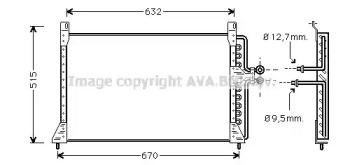 Конденсатор (AVA QUALITY COOLING: FD5250)