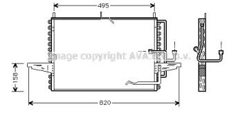 Конденсатор (AVA QUALITY COOLING: FD5255)