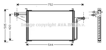 Конденсатор (AVA QUALITY COOLING: FD5305)