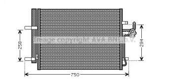 Конденсатор (AVA QUALITY COOLING: FD5428D)