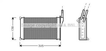 Теплообменник (AVA QUALITY COOLING: FD6093)