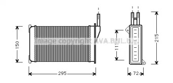 Теплообменник (AVA QUALITY COOLING: FD6095)