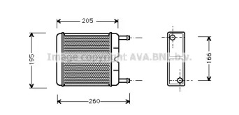 Теплообменник (AVA QUALITY COOLING: FD6130)