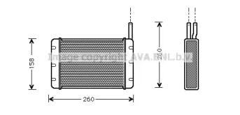 Теплообменник (AVA QUALITY COOLING: FD6131)