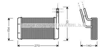 Теплообменник (AVA QUALITY COOLING: FD6132)