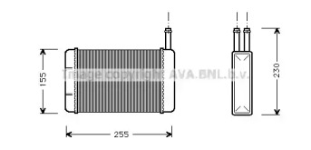 Теплообменник (AVA QUALITY COOLING: FD6134)