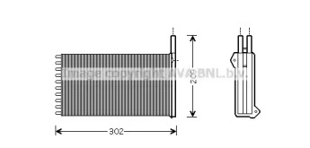 Теплообменник (AVA QUALITY COOLING: FD6154)