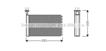 Теплообменник (AVA QUALITY COOLING: FD6164)