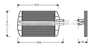 Теплообменник (AVA QUALITY COOLING: FD6216)