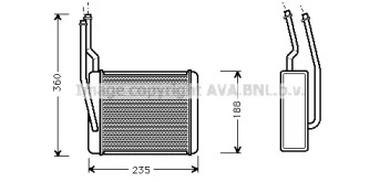 Теплообменник (AVA QUALITY COOLING: FD6272)