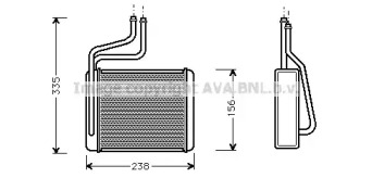 Теплообменник (AVA QUALITY COOLING: FD6286)