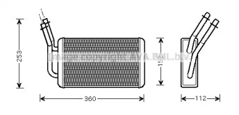 Теплообменник (AVA QUALITY COOLING: FD6316)