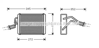 Теплообменник (AVA QUALITY COOLING: FD6317)