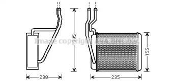 Теплообменник (AVA QUALITY COOLING: FD6329)