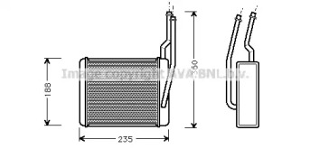 Теплообменник (AVA QUALITY COOLING: FD6356)