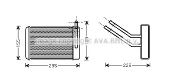 Теплообменник (AVA QUALITY COOLING: FD6360)