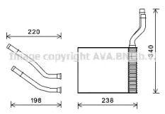 Теплообменник (AVA QUALITY COOLING: FD6464)