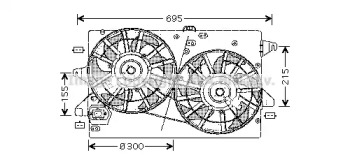 Вентилятор (AVA QUALITY COOLING: FD7502)