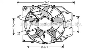 Вентилятор (AVA QUALITY COOLING: FD7509)