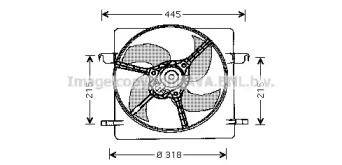 Вентилятор (AVA QUALITY COOLING: FD7516)