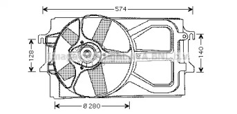 Вентилятор (AVA QUALITY COOLING: FD7517)