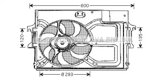 Вентилятор (AVA QUALITY COOLING: FD7519)