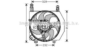 Вентилятор (AVA QUALITY COOLING: FD7522)