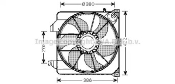 Вентилятор (AVA QUALITY COOLING: FD7538)