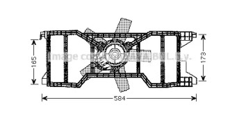 Вентилятор (AVA QUALITY COOLING: FD7540)