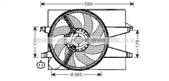 Вентилятор (AVA QUALITY COOLING: FD7541)